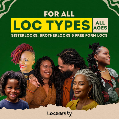 Locsanity Daily Moisturizing Refreshing Spray for Locs, Dreadlocks - Rose Water and Peppermint Hair Scalp Moisturizer, Dreadlock Spray - Natural Loc Care and Maintenance (12oz)