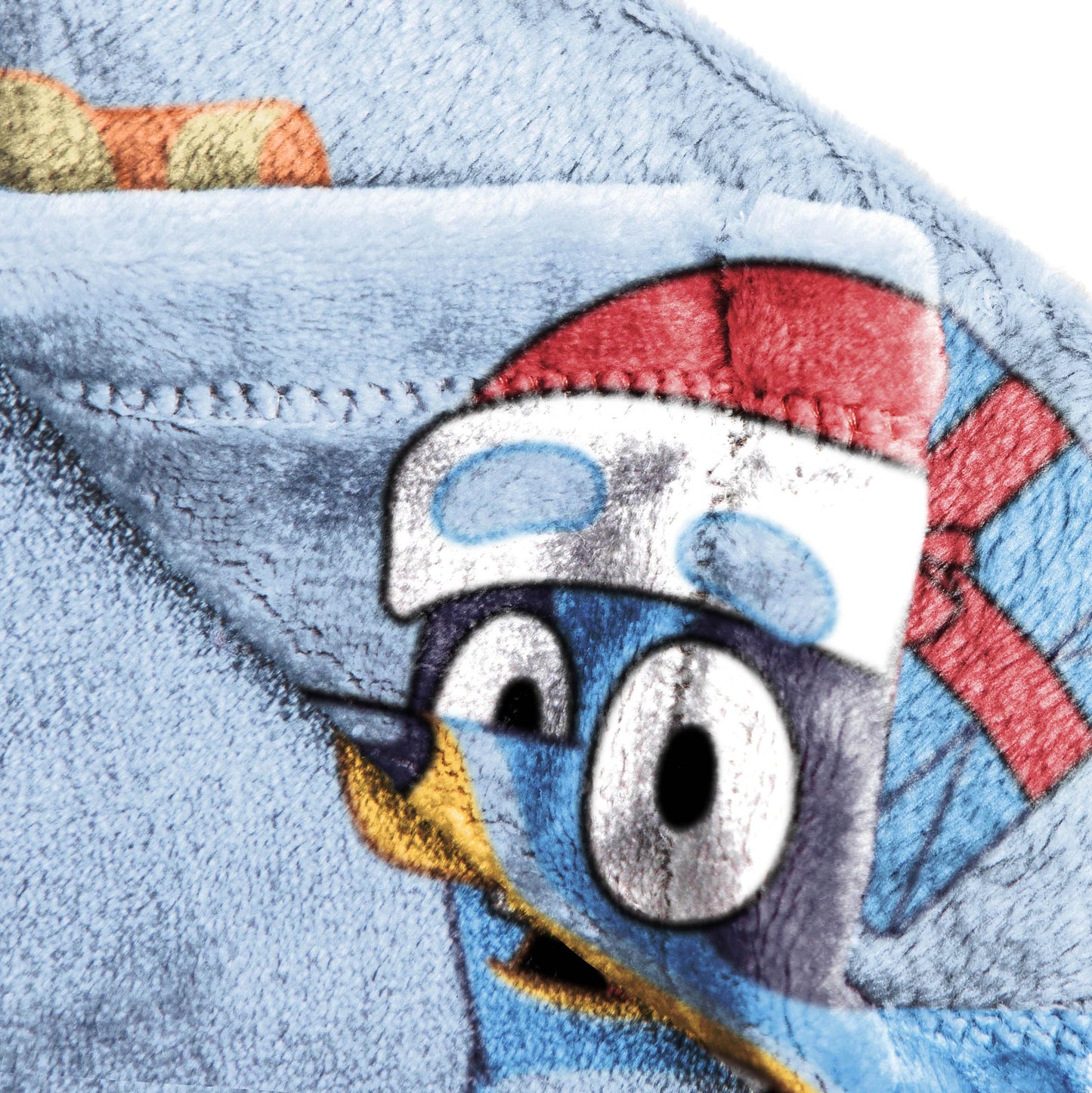 Jay Franco Kids Christmas Plush Throw Blanket – 50x70 Inches Soft & Cozy Fleece Throw for Holiday Bedroom & Couch Décor, Official Licensed Product, Blue - Bluey