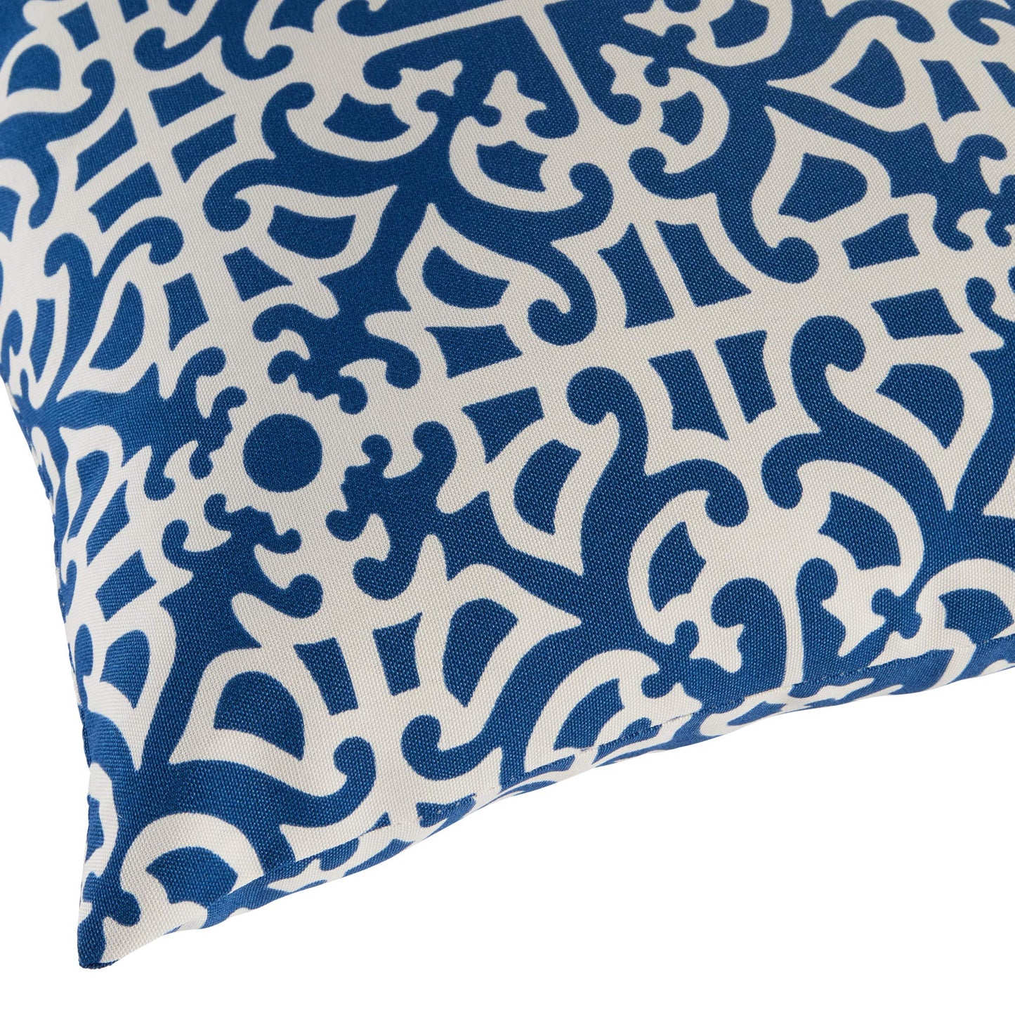 Greendale Home Fashions 2-Pack Outdoor 19x12 inch Rectangle Decorative Throw Pillow, Azure