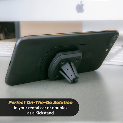 Scosche MAGWDM MagicMount Magnetic Car Phone Holder - Strong Magnet Mount for iPhone and Android - Secure Magnetic Cell Phone Mount for Window/Dash - Universal 360° Adjustable Mobile Cellphone Holder