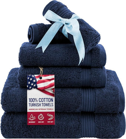 American Veteran Towel, 6 Piece Towel Set