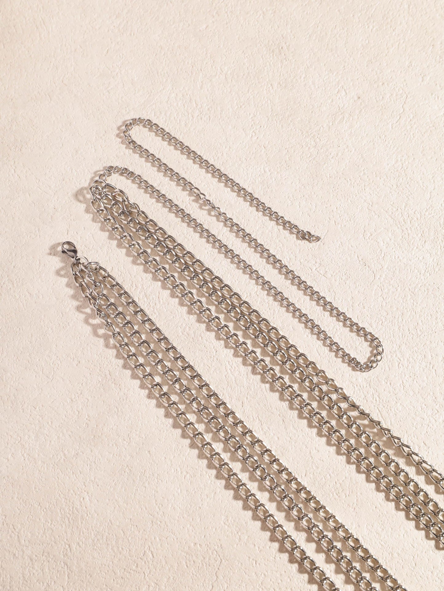 Goth Y2K Star Chain Belt for Women – Adjustable Silver-tone Waist Chain, Punk Emo Grunge Aesthetic Body Jewelry