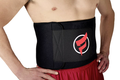 Fitru Waist Trimmer Sauna Ab Belt for Women & Men - Waist Trainer Stomach Wrap