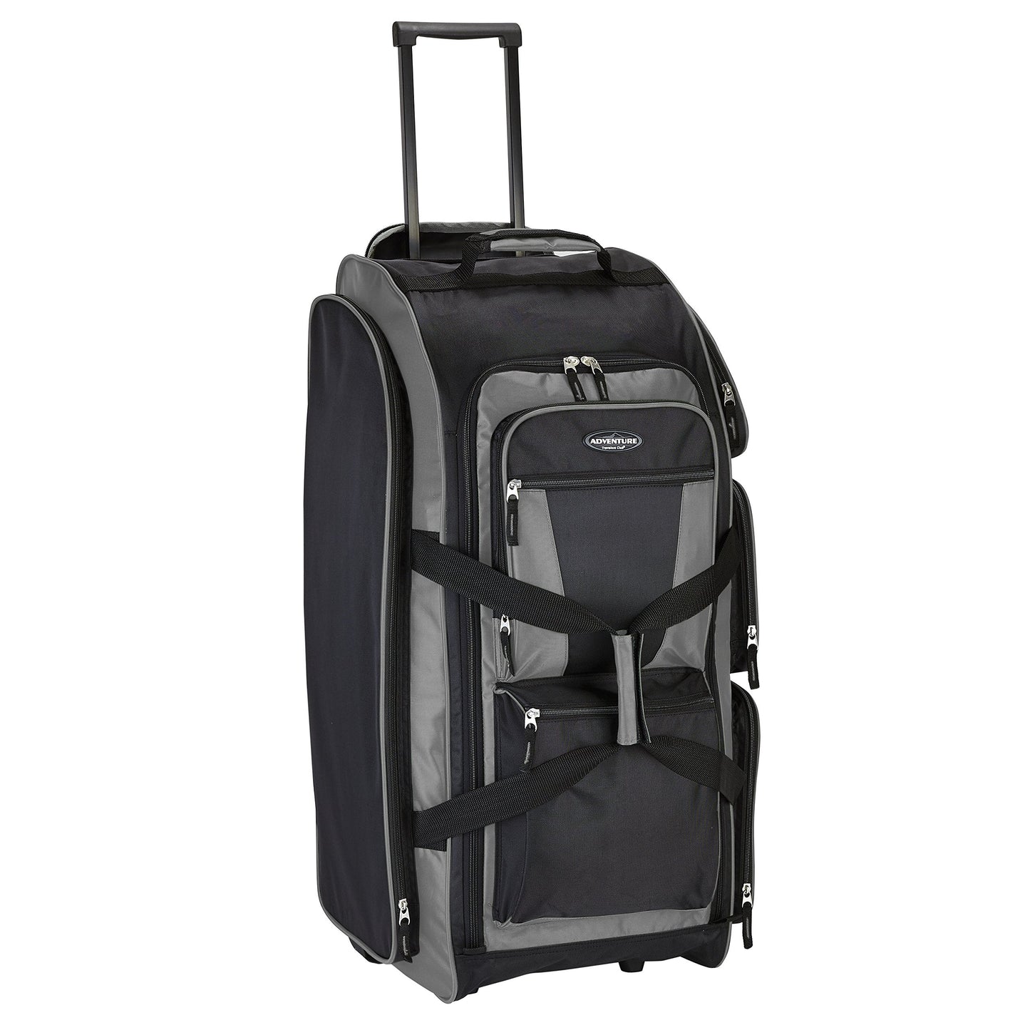 Travelers Club 30" Xpedition Rolling Duffel Bag, Charcoal Grey