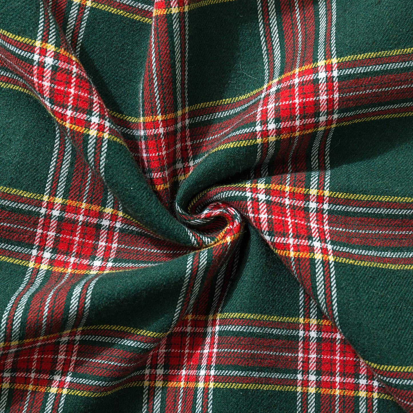 AQOTHES Pack of 2 Christmas Plaid Decorative Throw Pillow Covers Scottish Tartan Cushion Case for Farmhouse Home Holiday Decor Red and Green, 22 x 22 Inches