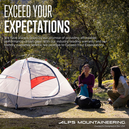 ALPS Mountaineering Adventure Folding Camping Chairs - Durable Mesh Fabric Over Powder Coated Aluminum with Simple Compact Design and Shoulder Carry Bag, Charcoal