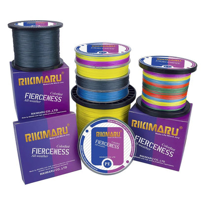 Braided Fishing Line Abrasion Resistant Superline Zero Stretch&Low Memory Extra Thin Diameter Green 327Yds,15LB