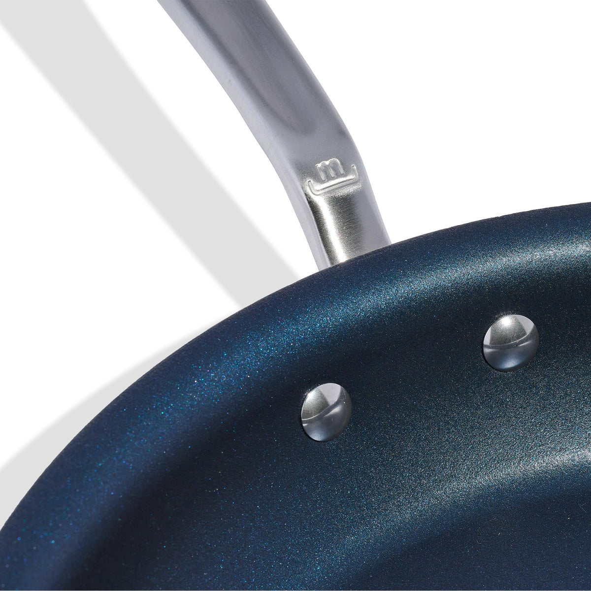 Made In Cookware - 12" Non Stick Frying Pan (Harbour Blue) - 5 Ply Stainless Clad Nonstick - Professional Cookware - Induction Compatible