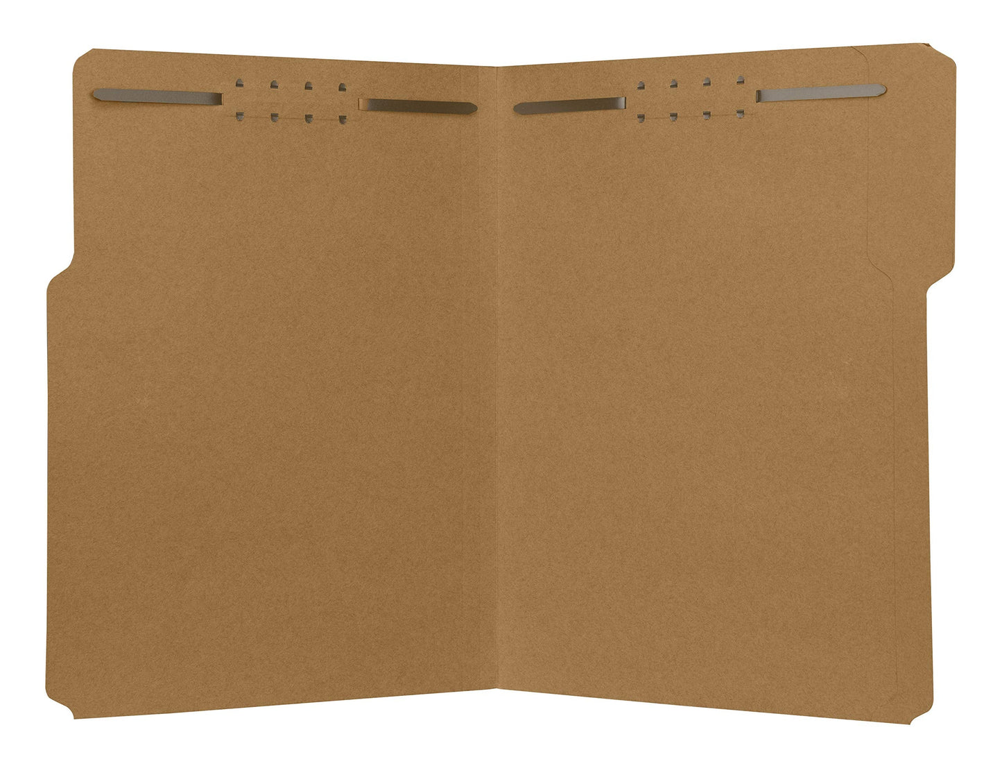 The File King Kraft File Folder with Dual 2" Fasteners | Letter Size - Box of 50 | 1/3 Top Tab | Heavyweight Filing Solution for Patient Charts, Legal Documents, Records | Made in USA