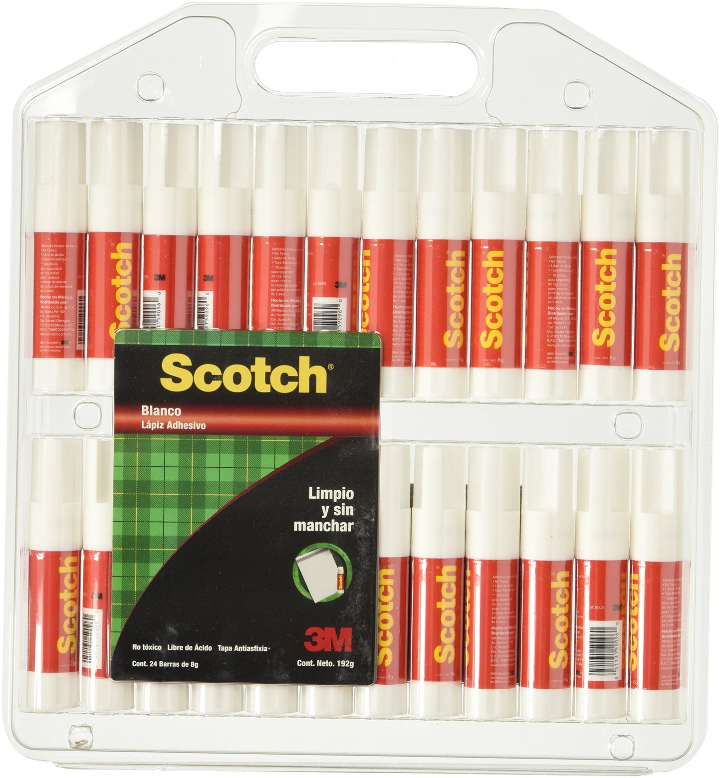 Scotch Permanent Glue Sticks, 0.28 oz, 24-Pack – Strong Adhesive, Acid-Free, Non-Toxic, Ideal for Paper and Craft Projects
