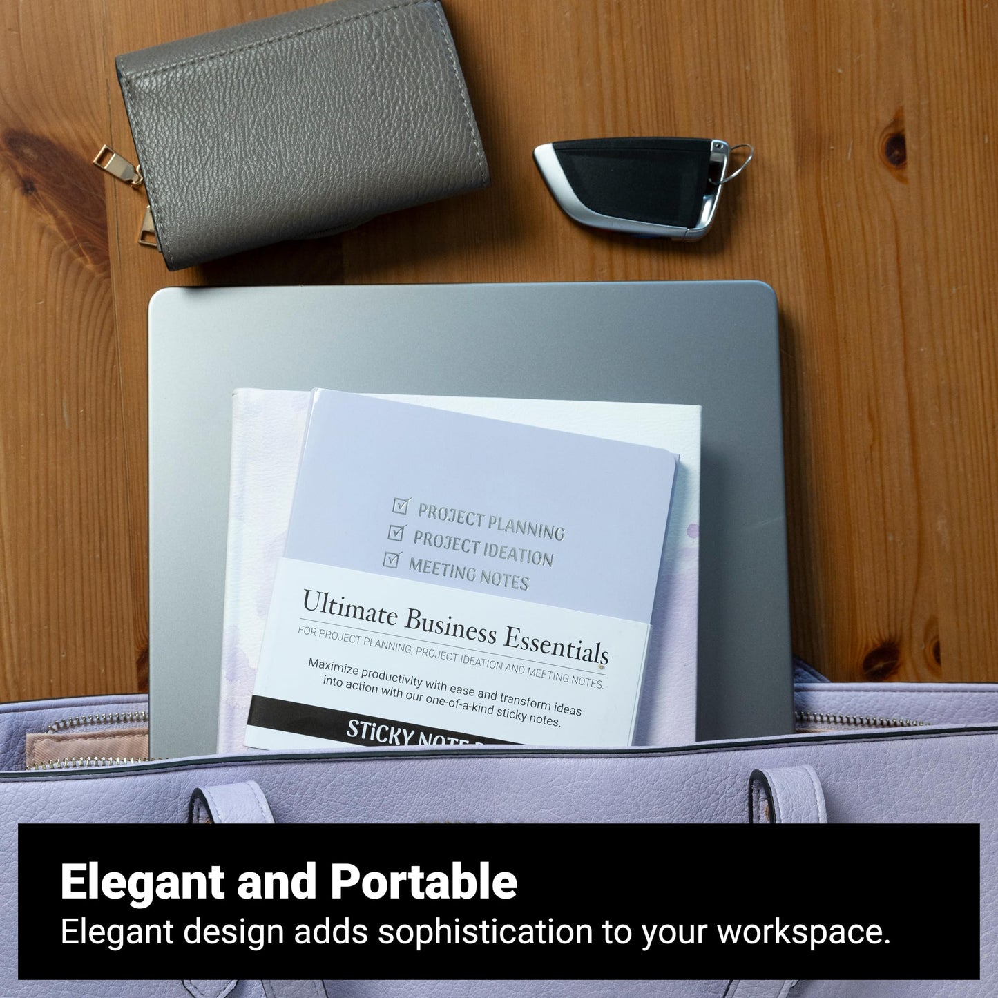 Project Planner Kit & Meeting Notebook for Work – 90 Large Sticky Notes for Organization,Meetings,Work/Project Management, Business Professionals & Work Planners