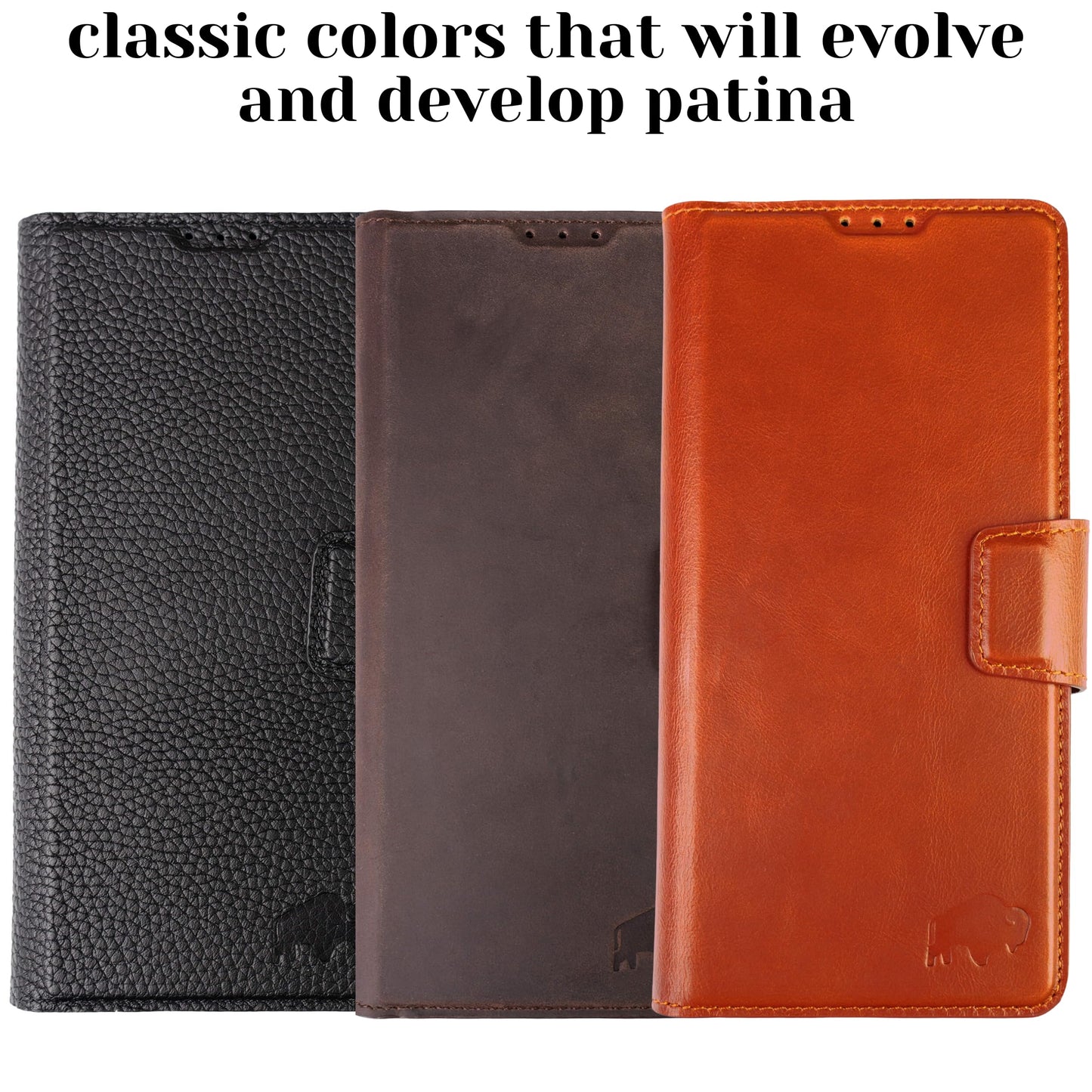 BLACKBROOK for Samsung S26 Ultra Wallet Case, Full Grain Leather, Carter Detachable 2-in-1 Set, Ready for MagSafe Wireless Charging, RFID 4 Card Slots, Magnetic Flip Case