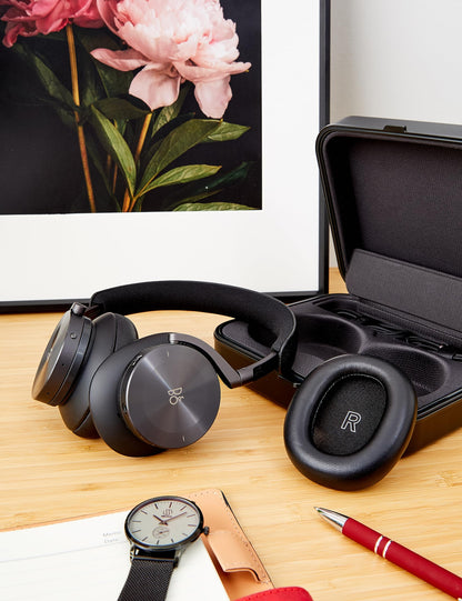 Bang & Olufsen Beoplay H95 Premium Comfortable Wireless Active Noise Cancelling (ANC) Over-Ear Headphones with Protective Carrying Case, Black