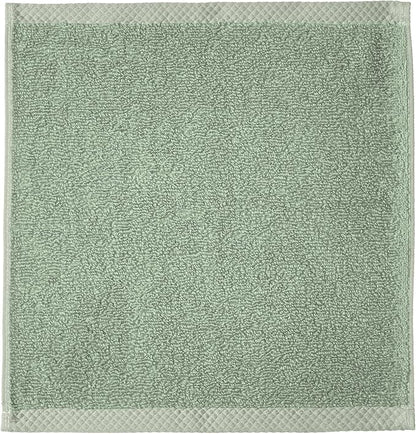Amazon basics cotton washcloths, Lightweight quick-dry, seafoam green