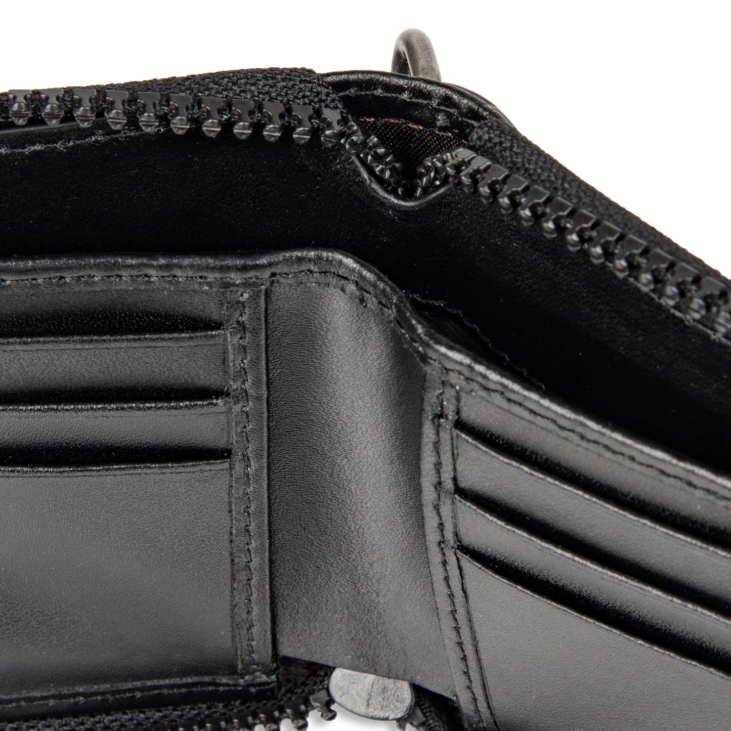 Dickies Mens RFID Everyday Leather Bifold Chain Wallet, Black, One Size