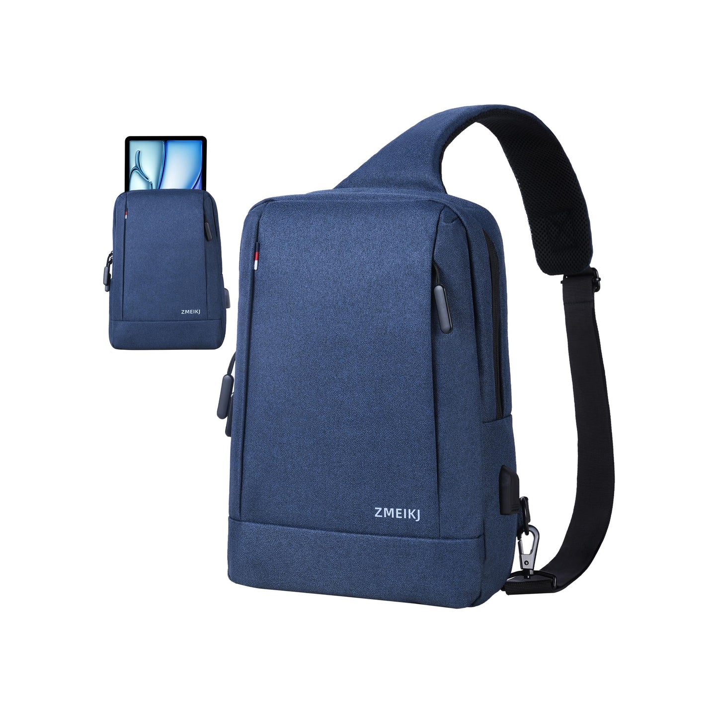 ZMEIKJ 9-11 Inch iPad Bag Tablet Sleeve Satchel Messenger Sling Shoulder Strap Carrying Case for Fire Laptop Kindle or Others