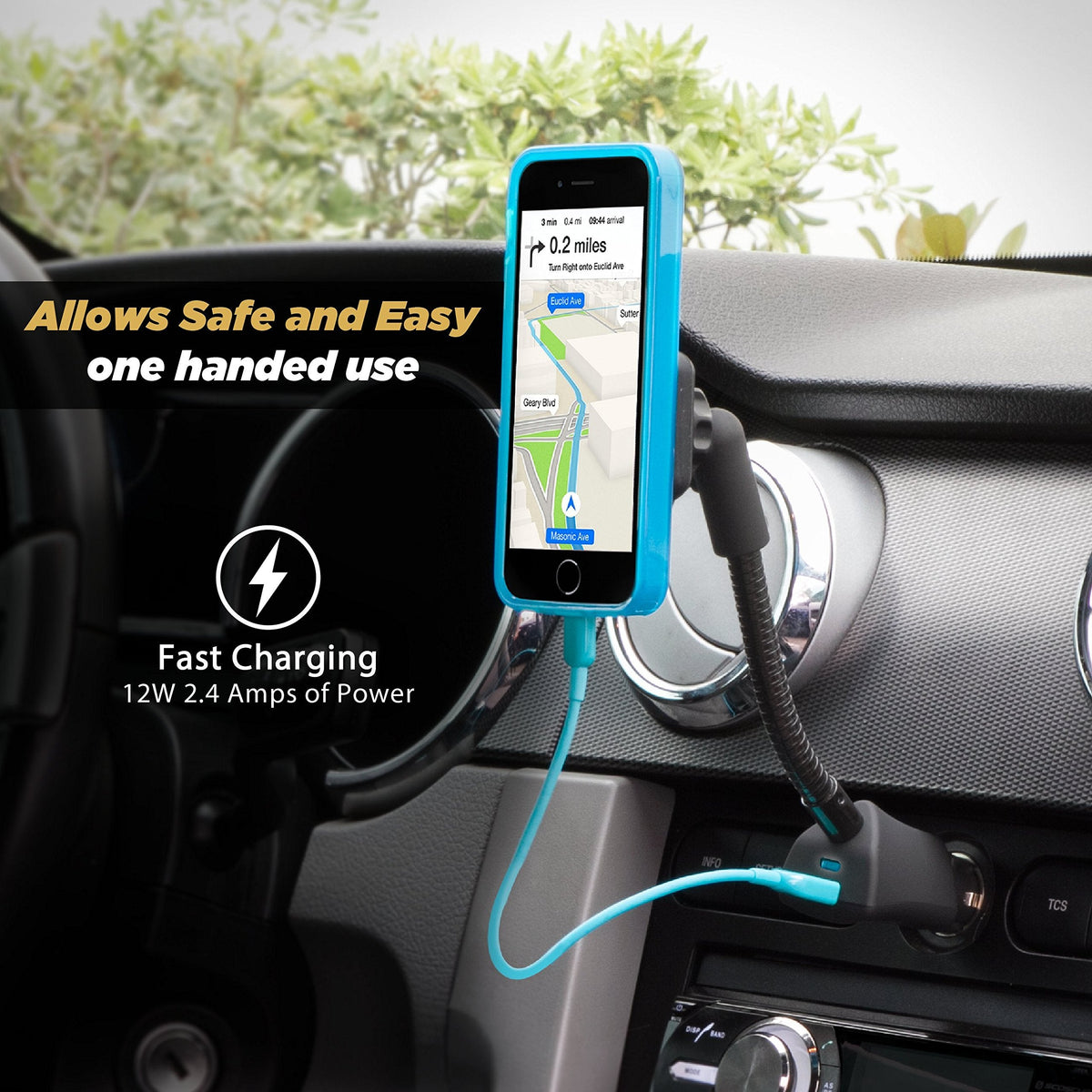 Scosche MAGWDM MagicMount Magnetic Car Phone Holder - Strong Magnet Mount for iPhone and Android - Secure Magnetic Cell Phone Mount for Window/Dash - Universal 360° Adjustable Mobile Cellphone Holder