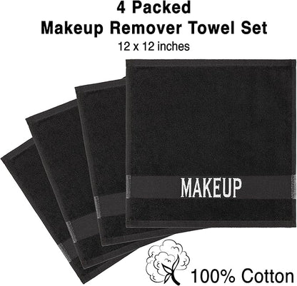 American Soft Linen, Makeup Remover Face Cloth, 100% Cotton Makeup Towels
