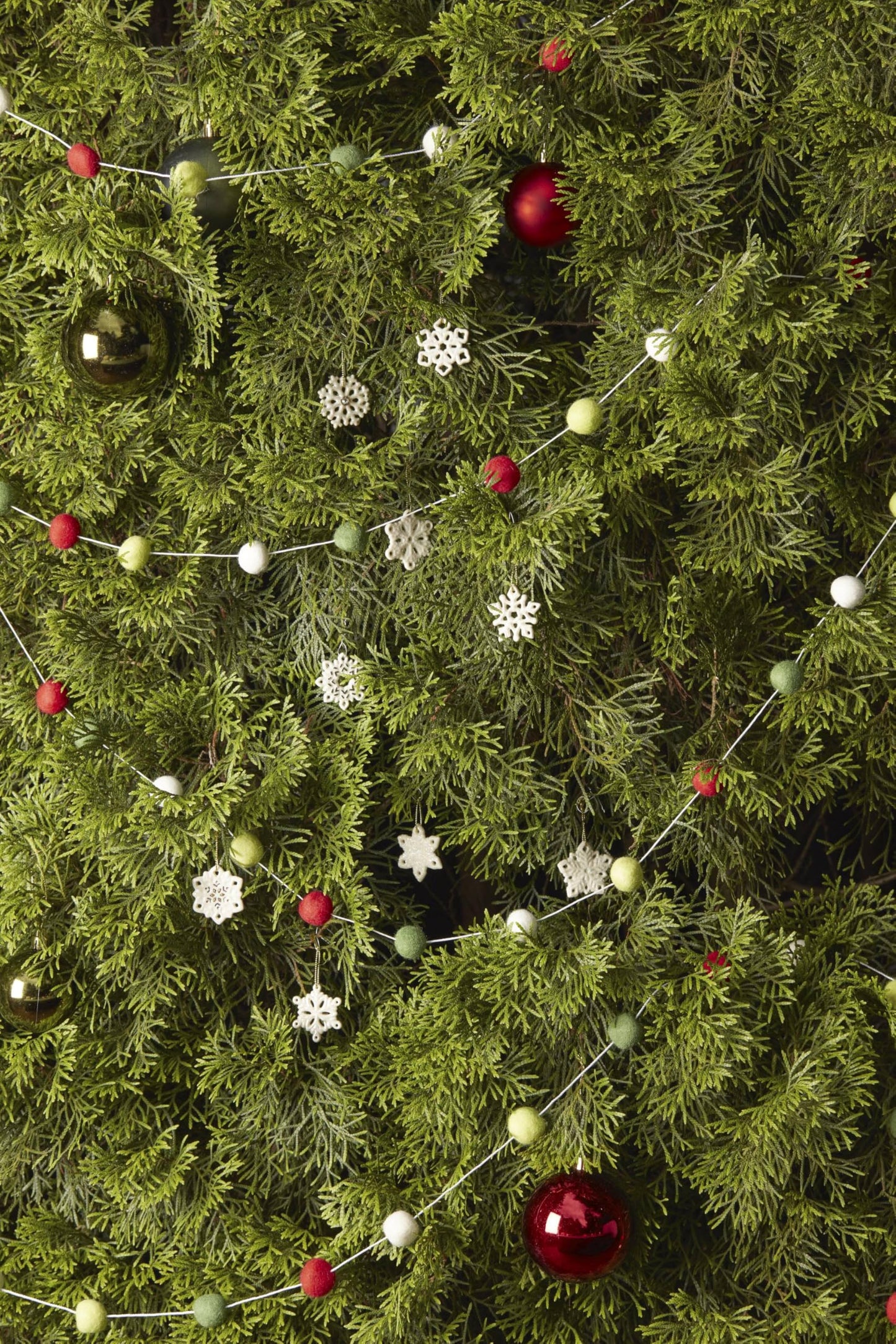 Lenox 890425 Snowflake 10-Piece Ornament Set, Christmas