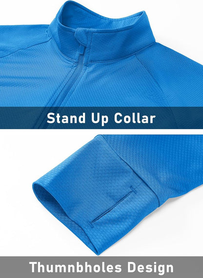 MAGCOMSEN Women's UPF 50+ Lightweight Athletic Jacket - Sun Protection, Full Zip, Long Sleeve, Ideal for Hiking & Outdoor Activities