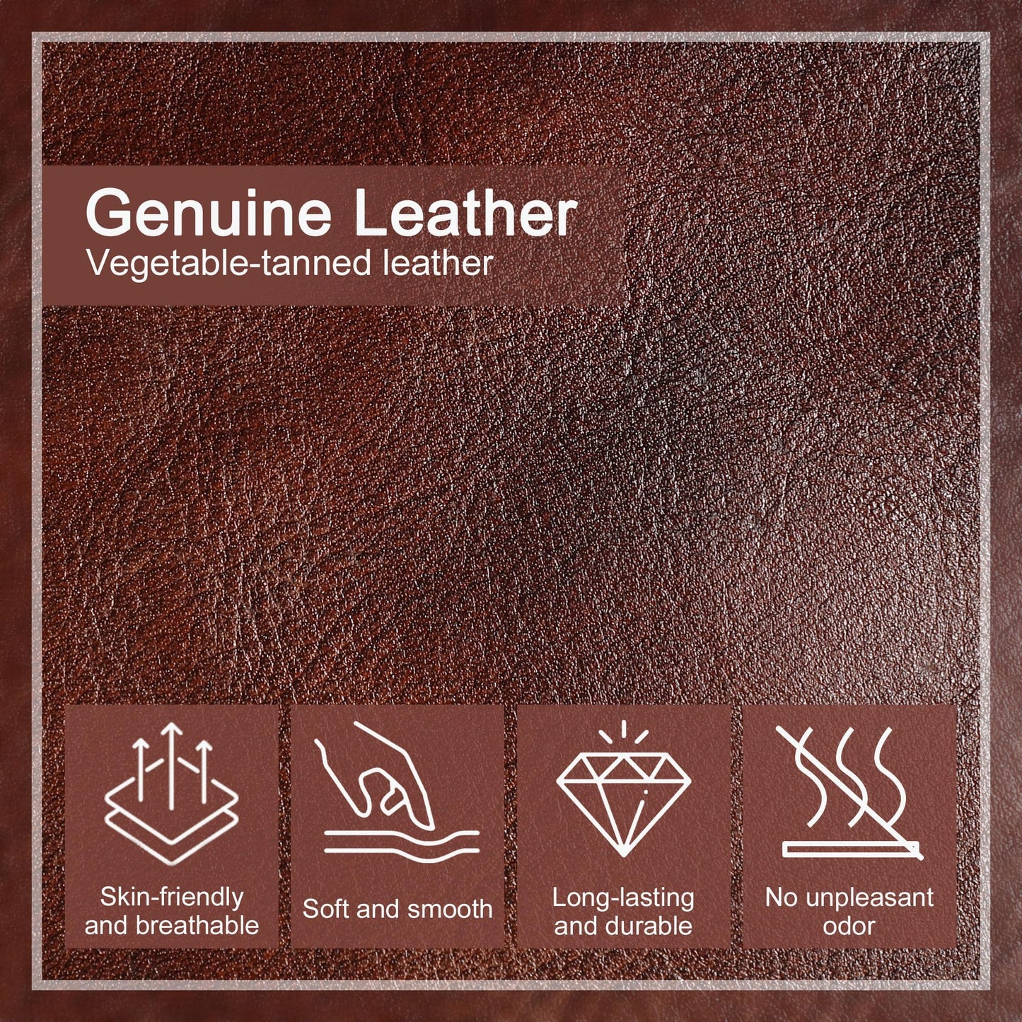 Genuine Leather Crossbody Purses Bag for Women,Travel Casual Handbag Bag, Small Shoulder Cross body Purse with Two Adjustable Straps (Coffee)