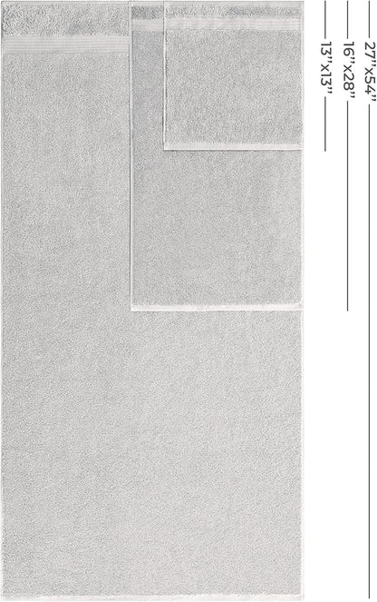 American Veteran Towel, 100% Cotton Turkish 6 Piece Towel Set, Luxury Towels