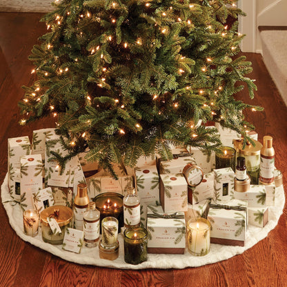 Thymes Frasier Fir Reed Diffuser Set – Includes Reeds, Fragrance Oil, and Frosted Glass Bottle – Fragrance Oil Diffuser – Room Fresheners – Luxury Home Decor – Green & Clear (Pine Needle, 4 fl oz)