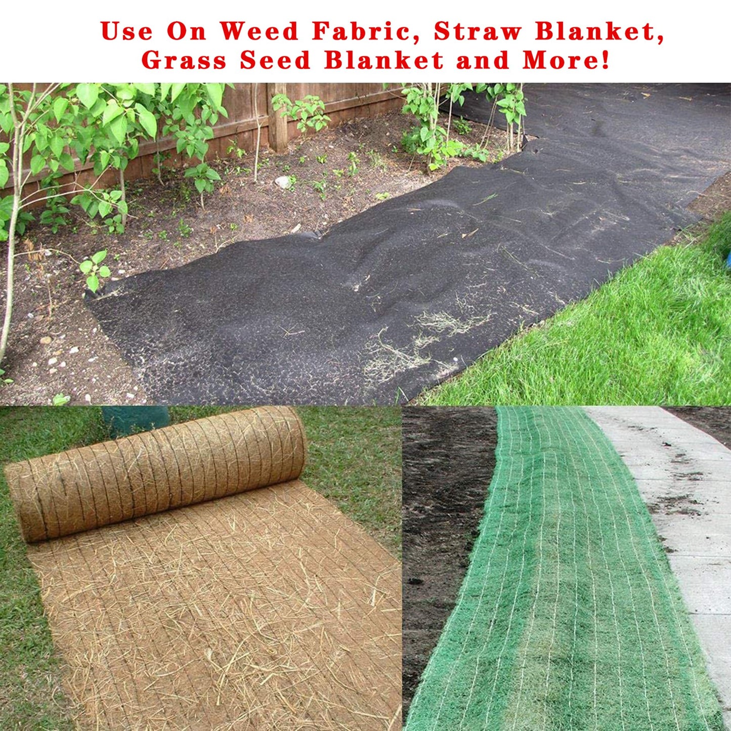 50/100/150 Pack 6 Inch Plastic Garden Lawn Stakes, Landscape Anchors Rustproof Spikes for Ground Lawn Edging, Weed Fabric, Tarp, Christmas Yard Decor, Camping Tent (100)