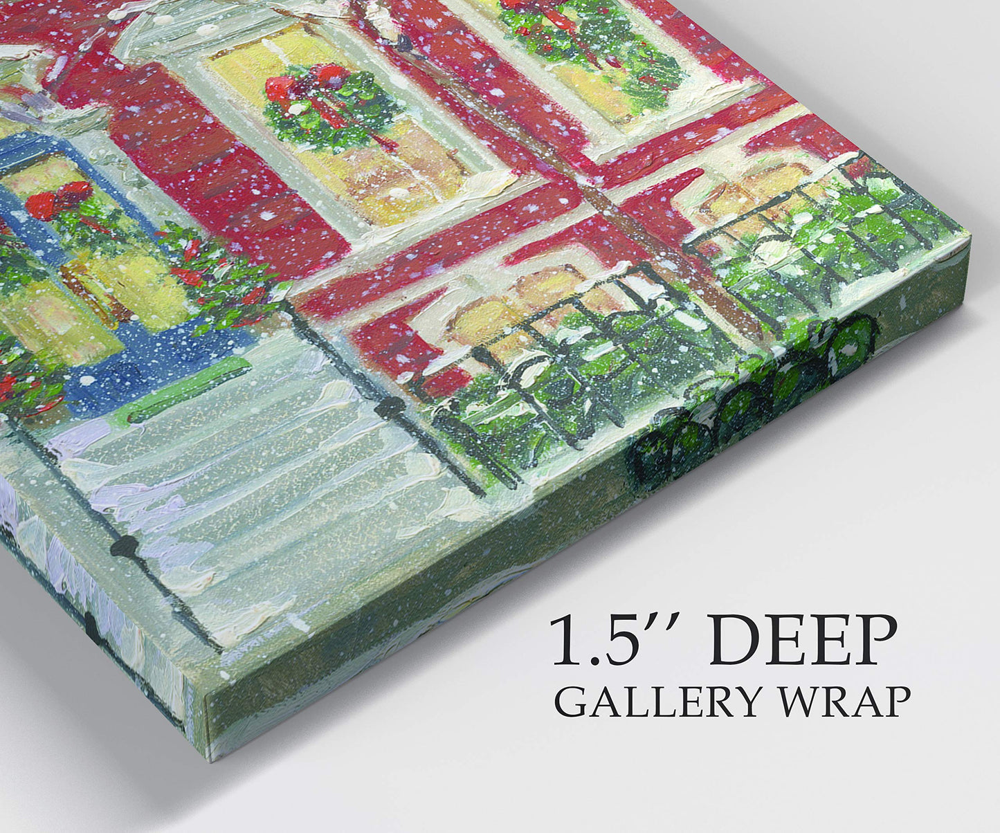 Renditions Gallery Abstract Christmas Decorations for Wall Dressed for the Holidays Christmas Canvas Art Wall Paintings for Bedroom Dining Living Room Office Home Kitchen Wall Decor - 32"X48" LT18