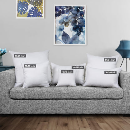 Utopia Bedding Throw Pillows (Pack of 2, White), 12 x 20 Inches Indoor Decorative Pillow Insert for Sofa, Bed and Couch