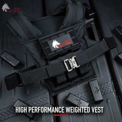 Wolf Tactical Men’s Weight Vest - Adjustable Weighted Vest for Strength Training, 25 LB Tan