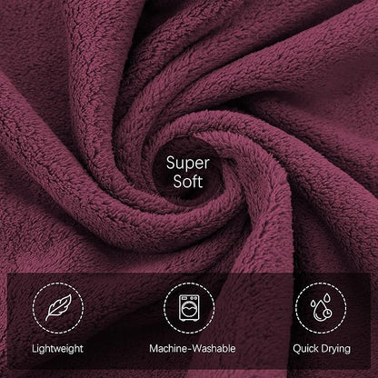 TENSTARS Silk Hemming Bath Towels