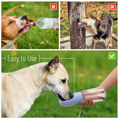 Mr. Pen Portable Dog Water Bottle - 19oz, Blue, Travel & Dispenser for Dogs