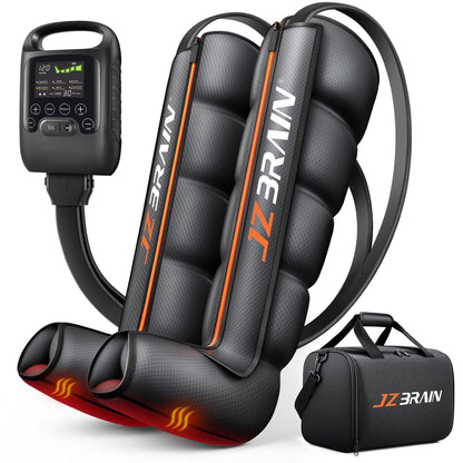 JZBRAIN Professional Compression Boots for Leg Recovery: Leg Compression Massager 2026 Upgraded Cordless Rechargeable Recovery Boots for Circulation, 6 Modes, 8 Intensity (Large)