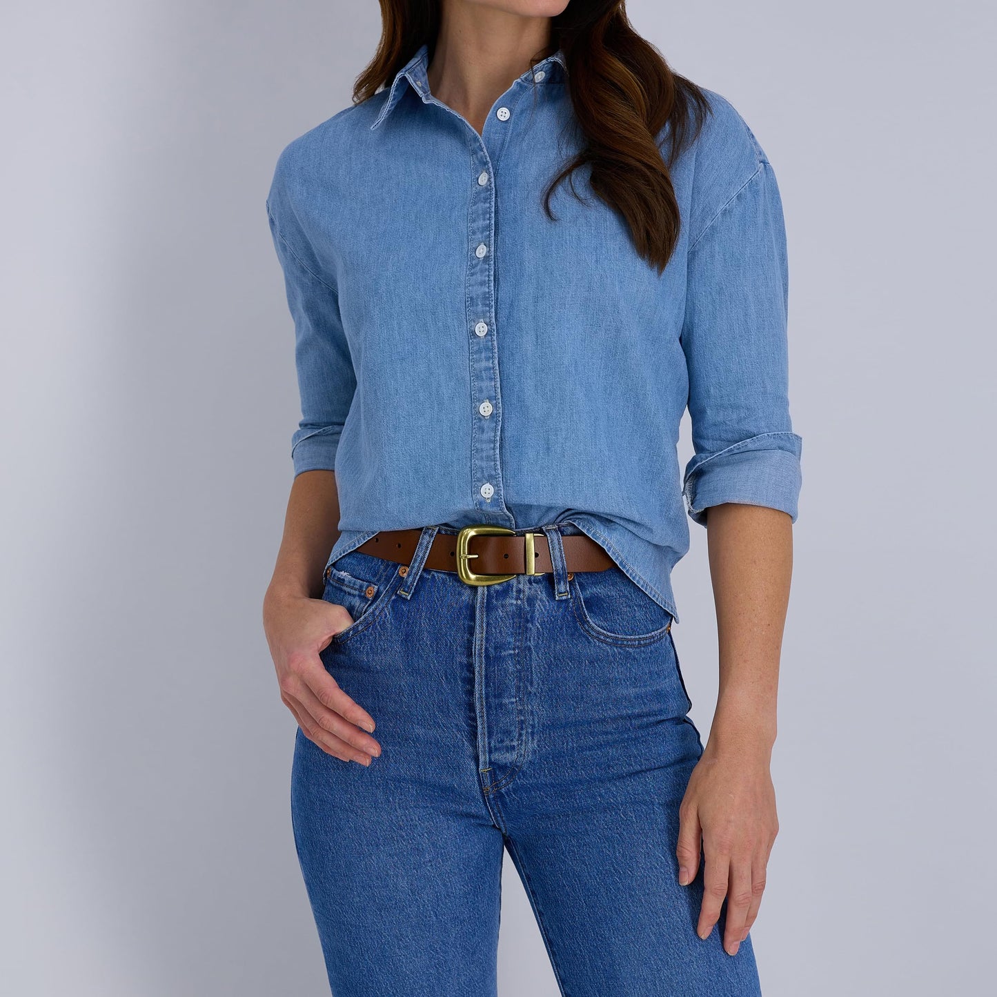 Levi's Women's Reversible Western Buckle Casual Belt, Tan/Black, X-Large