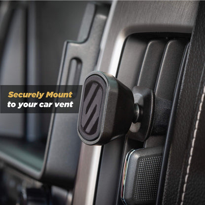Scosche MMWSM-2PKXCES0 MagicMount Select Magnetic Car Phone Holder Mount for iPhone and Android - 2 Pack - Secure Magnetic Cell Phone Mount for Car Window or Dash - Universal 360° Adjustable Head