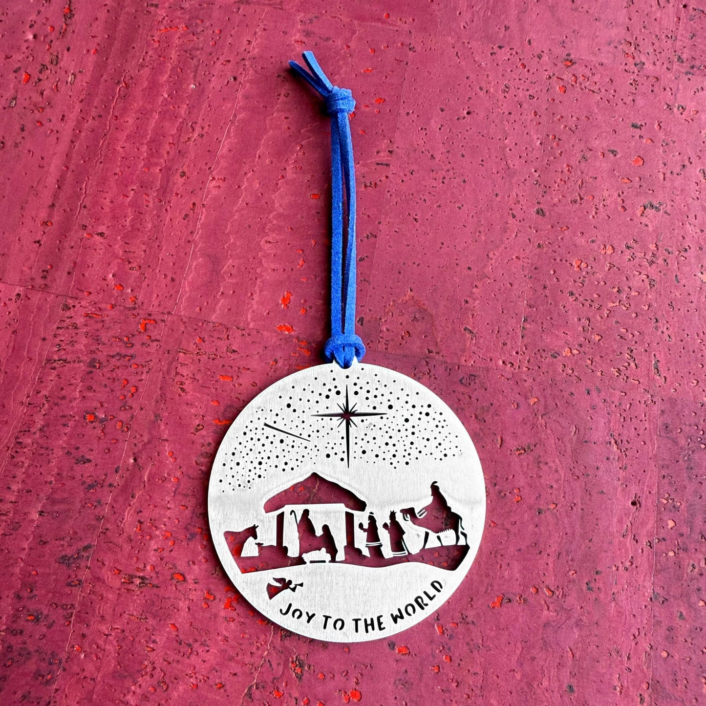 Nativity Three Wisemen Stainless Steel Ornament Keepsake & Collectible | Window Ornament, Hanging Decoration, Religious & Holiday Décor | Handcrafted, Durable & Made in USA