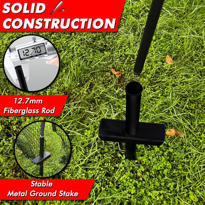 Hazacl Baseball Batting Cage for Backyard, Softball Cage Batting Net Portable with Carrying Bag Detachable Door with Hitting Target for Batting Training Pitching Practice (22 ft)