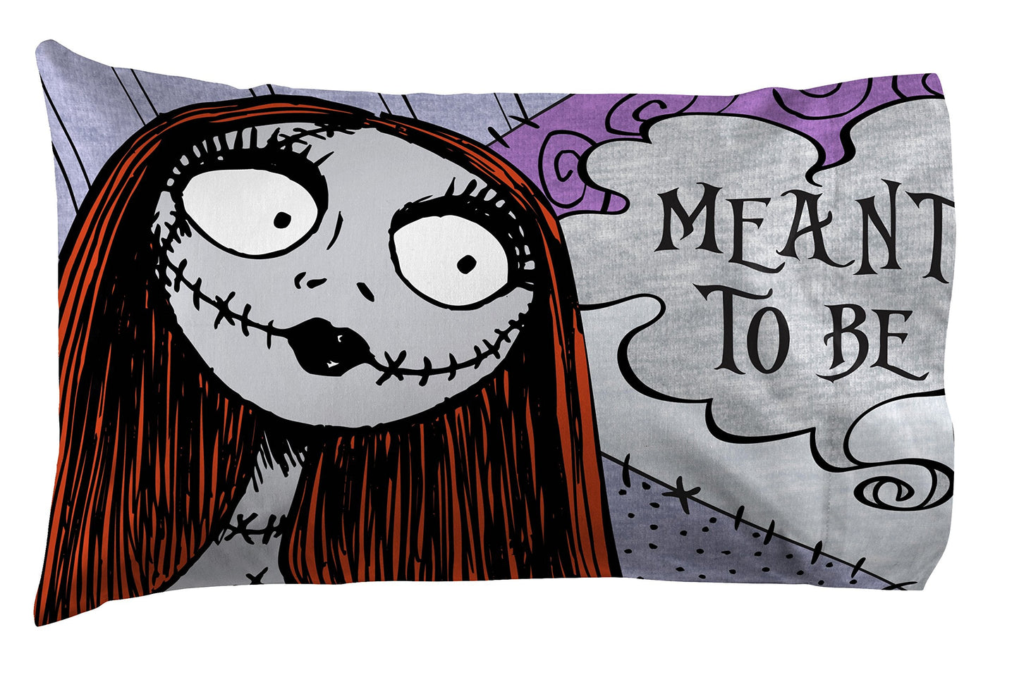 Disney Nightmare Before Christmas Meant to Be 2-Pack Reversible Pillowcase