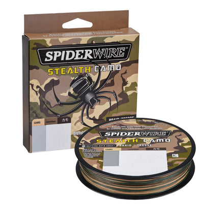 SpiderWire Stealth® Translucent Superline, Translucent, 8-Pound Break Strength, 300yd Braided Fishing Line, Suitable for Saltwater Environments