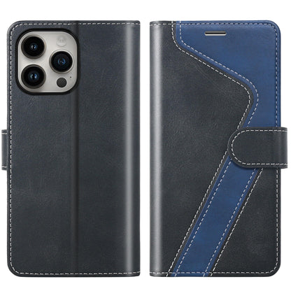 CIVICASE for iPhone 15 Pro Max(6.7inch) Wallet Case,Leather Flip Case RFID Blocking Credit Card Holder Folio Magnetic Stand TPU Shockproof Cover Compatible with iPhone 15 Pro Max Black Blue