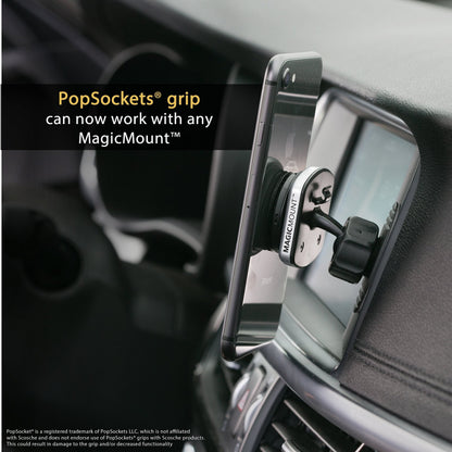 Scosche MAGRKI MagicMount Replacement Metal Plate Kit for Phone, Metal Plates for Magnetic Mount Cell Phone Holder for Car, Universal with All Devices and Phone Case, Black