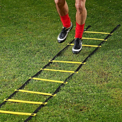 Agility Ladder with Storage Bag, 16.4 feet 10 Rungs Speed Ladder, Wear-Resistant and Sturdy, Agility Training Equipment for Soccer, Football, Home Gym & Sports Conditioning