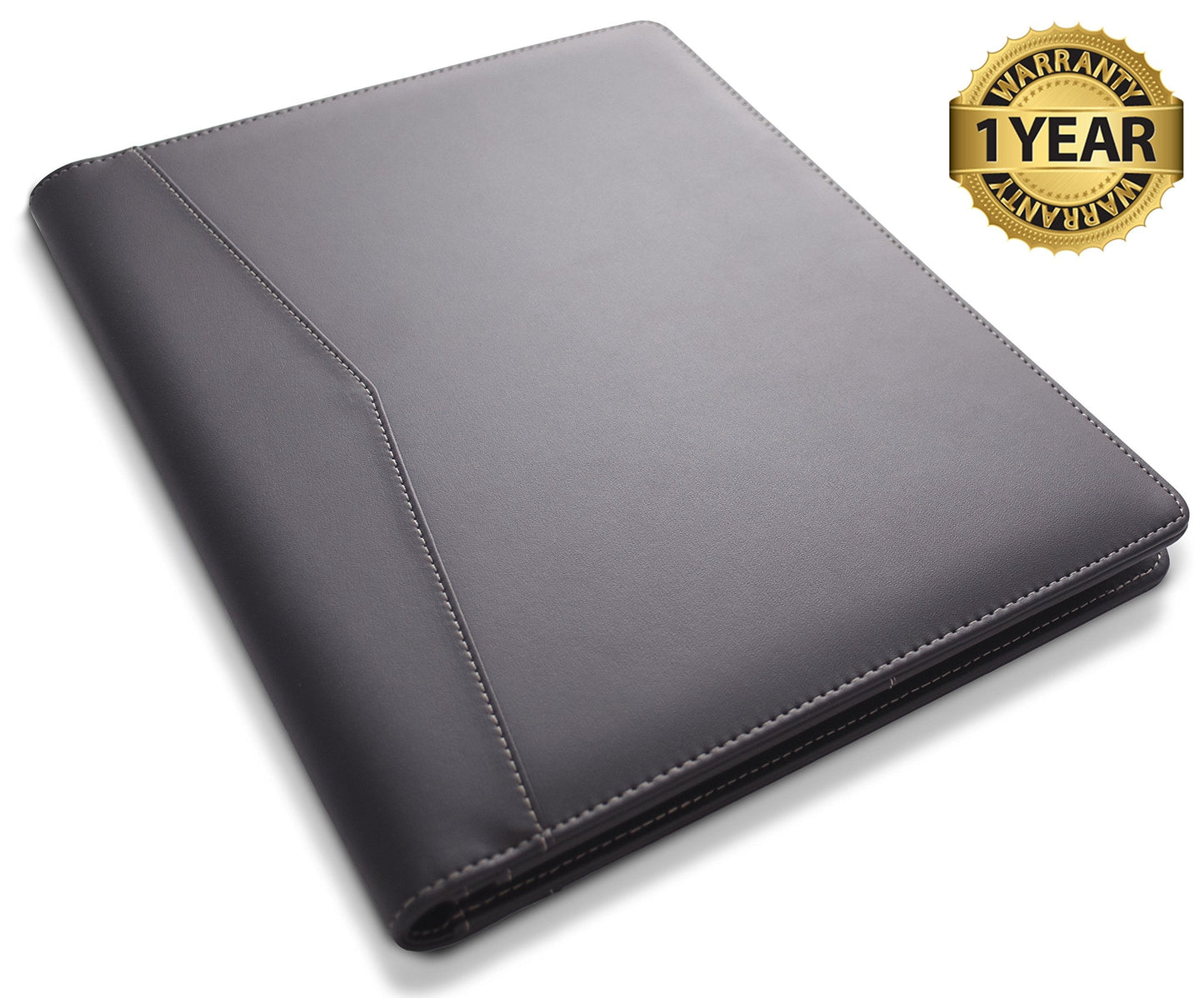 STYLIO Padfolio Folder with Removable Clipboard | Portfolio Organizer | Binder with Storage for Notebook, Notepad | Nursing Clipboard Folio, CNA Accessories for Work | Vegan Leather