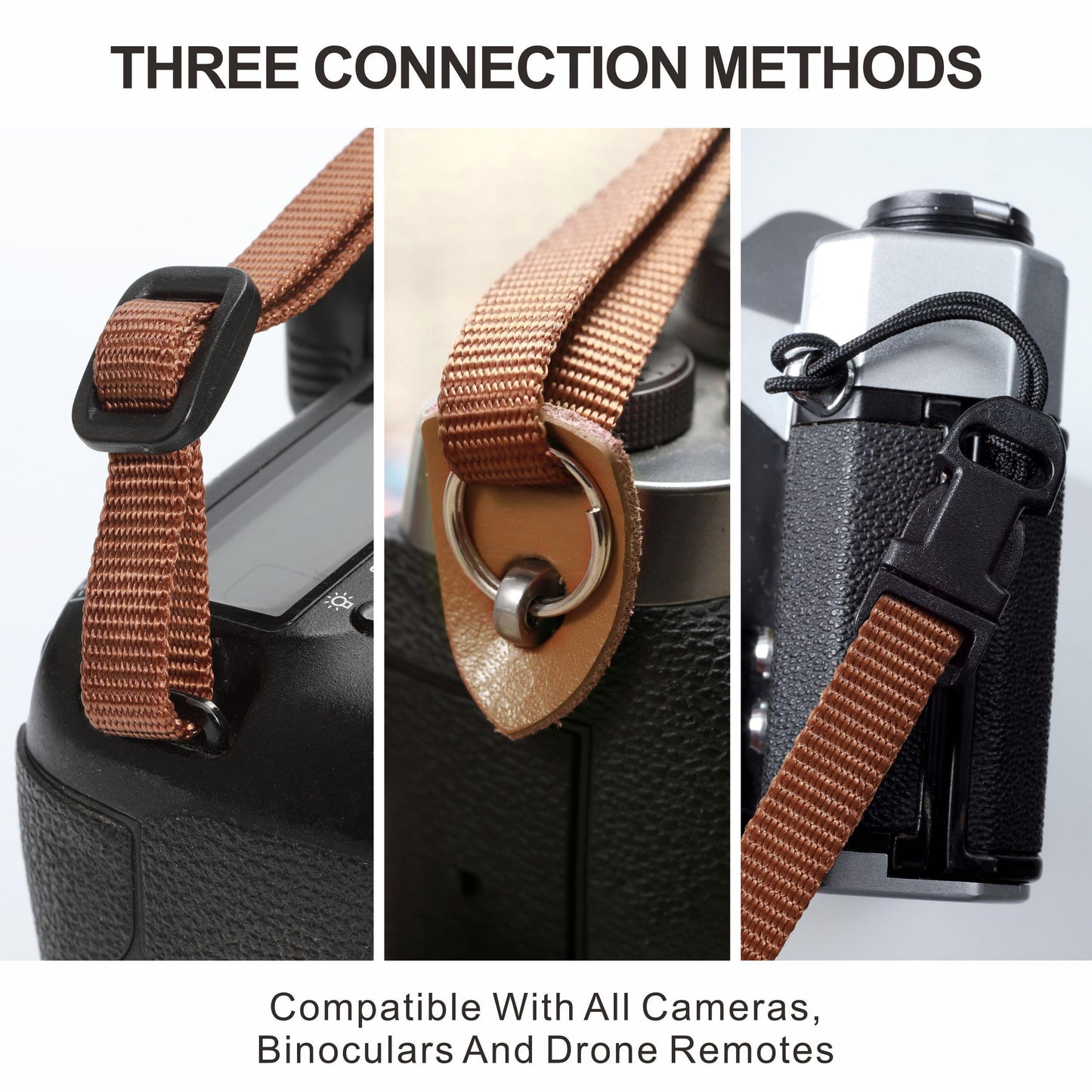 Padwa Lifestyle Olive Green Corduroy Camera Strap - 2" Double Layer Full Grain Cowhide Leather Head Camera Straps for Photographers, Unique Soft Corduroy Fabric with Quick Release fits all Cameras