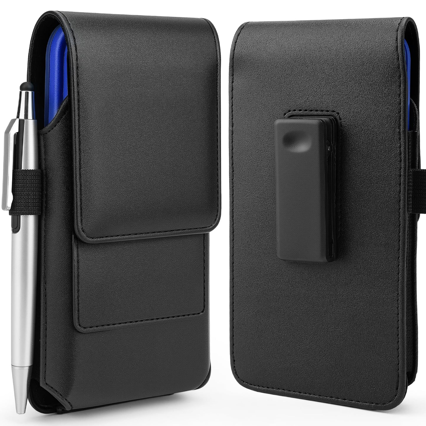 Mopaclle Phone Holster with 360° Rotating Clip,Cell Phone Belt Holder Compatible with iPhone 17 Pro Max/Air,iPhone 16 Pro Max,15 14 Pro Max & Plus,Galaxy S25+/S24+/S23+ & FE Models, Fit with Case On