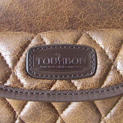 Tourbon PU Leather Sporting Shotgun Shell Pouch Shooter's Clay Trap Skeet Shooting Bag for Range Field