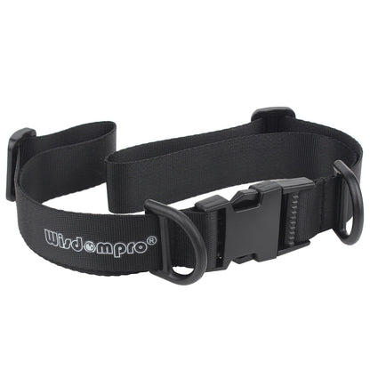 Wisdompro Backpack Chest Strap, Heavy Duty Adjustable Backpack Sternum Strap Chest Belt with Quick Release Buckle for Hiking and Jogging - with Slide Locks (Black)