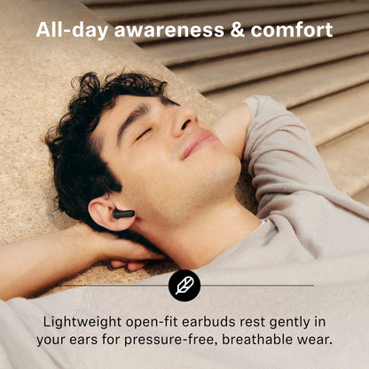 Sennheiser ACCENTUM Open Wireless Earbuds - Open Ear Buds Design, Dynamic Sound & Bluetooth 5.3, IPX4 Splash Protection, 28 Hours Battery Life, USB-C Charging Case, Music, Phone Calls, Travel, Pink