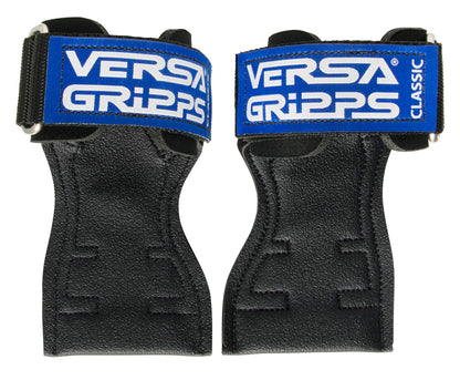 Versa Gripps Classic, Made in USA, Wrist Straps for Weightlifting Alternative, Best Training Accessory, MED/LG, Blue Label
